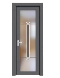Aluminum Casement Glass Swing Door for Kitchens, Bathrooms, and Toilets