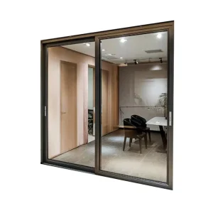 Aluminum Frame Waterproof Aluminium Sliding Glass Patio Doors Sliding Exterior Glass Doors Aluminium Sliding Glass Doors