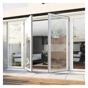 Aluminum French Door Interior Tempered Glass Patio Casement Glass Doors