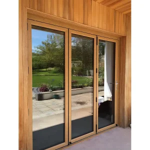 Aluminum Glass Bifold Sliding Door System