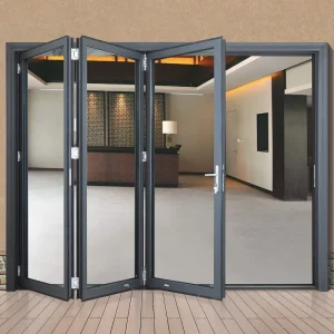 Aluminum Glass Folding Door for Modern House