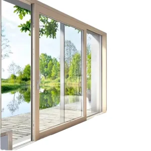 Aluminum Glazed Glass Balcony Sliding Door
