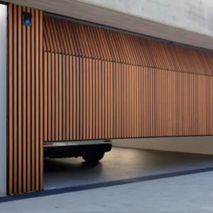 Aluminum Insulated Remote-Controlled Tilt-Up Sectional Roll-Up Garage Door with Anti-Theft Feature and Finished Surface