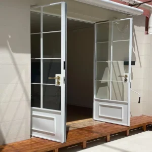 Aluminum Interior Swing Door Slim Design Durable Hardware Tight Sealing Easy to Maintain Practical and Stylish for Home Interior