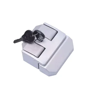 Aluminum Profile Zinc Alloy Door Buckle Lock Latch with Key