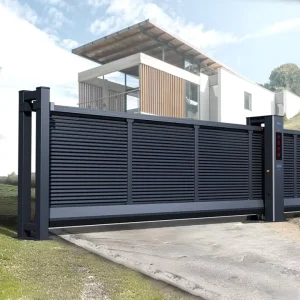 Aluminum Retractable Automatic Electric Suspended Cantilever Gate for Villa Courtyard Driveways