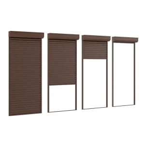 Aluminum Roll-Up Roller Shutter Window Door