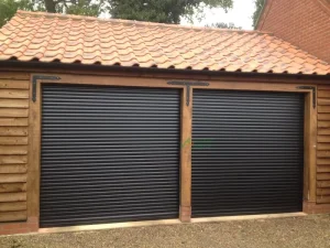 Aluminum Roller Door Insulated Automatic Roll-Up Garage Door with Motor System for Residential Projects