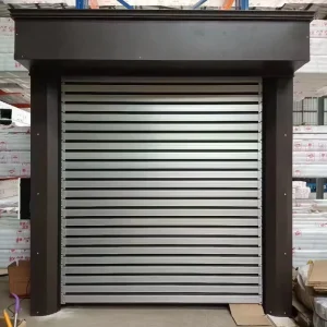 Aluminum Sectional High-Speed Insulated Overhead Garage Door with Windows
