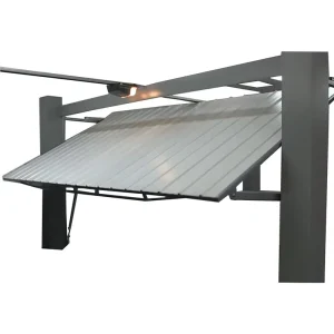 Aluminum Skin Panel Retractable Tilt-Up Counterweight Garage Door
