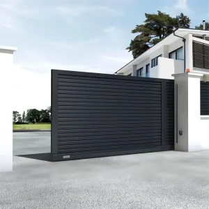 Aluminum Sliding Automatic Courtyard Entrance Gate
