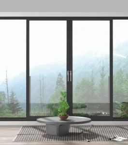 Aluminum Sliding Door with Integrated Insect Screen Modern Waterproof Design for Living Room Home Outdoor Patio Balcony