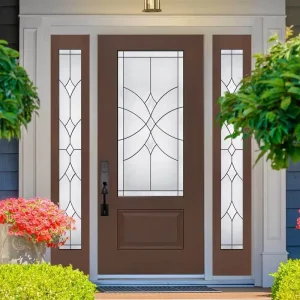 Aluminum Tempered Glass Door Entrance Door for Office Door