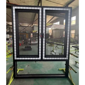 Aluminum Tilt and Turn Window with SlimFrame Technology for Sustainable Building