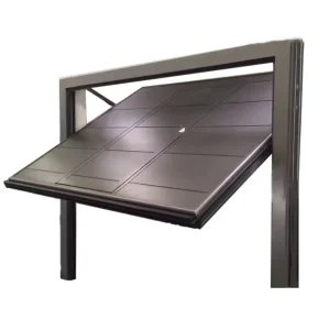 Aluminum Trackless One-Piece Insulated Motorized Overhead Tilt-Up Garage Door for Villas