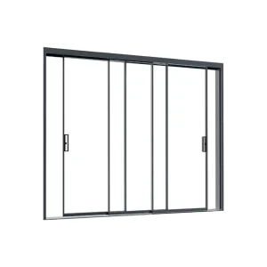 Aluminum Windows and Doors Outdoor Interior Double Glass Sliding Doors for Patio Balcony