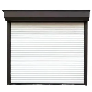 Aluminum Windproof Quiet Automatic Manual Rolling Shutter Garage Door