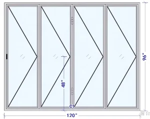 American Balcony Sliding Glass Door