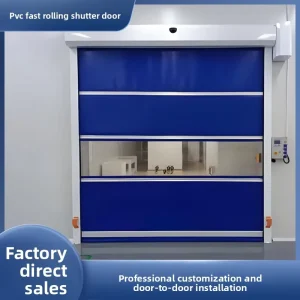Anti-Collision Electric Cantilever Suspension Gate, Trackless PVC Thermal Insulation for Villa Courtyards