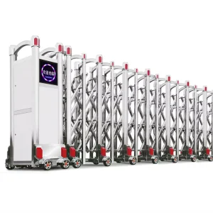 Anti-Corrosion Electric Aluminum Alloy Retractable Folding Security Gate for Driveways and Entrances