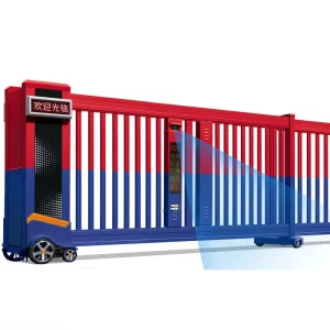 Anti-Corrosion Outdoor Electric Telescopic Sliding Enclosure Gate