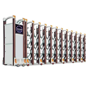 Anti-Corrosion Stainless Steel Electric Collapsible Retractable Folding Outdoor Driveway Gate