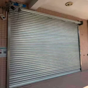 Anti-Theft Security Steel Roller Shutter with Motorized and Manual Operation