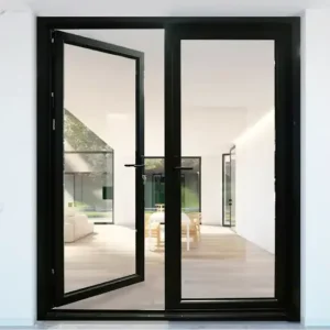 Apartment Impact Tempered Glass Doors Swing Aluminum Exterior Double Glazing Balcony Door House Casement Doors