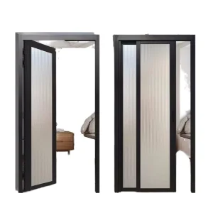 Apartment Sliding Glass Door with Tempered Glass, Thermal Insulation, Metal Frame, 3-Year Warranty