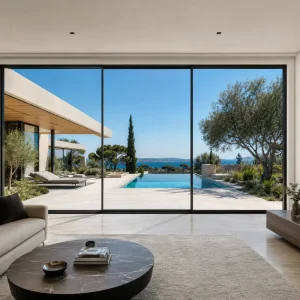 Apex 180 Oversized Panoramic Sliding Door with Smooth Sliding System for High End Villas