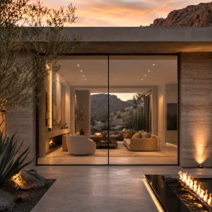Apex Series Large-Panel Architectural Sliding Door with Flush Track
