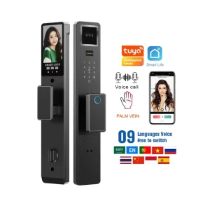 App WiFi 3D Face Recognition Digital Smart Lock Fingerprint Password RFID NFC Card Keyless Electronic Door Lock