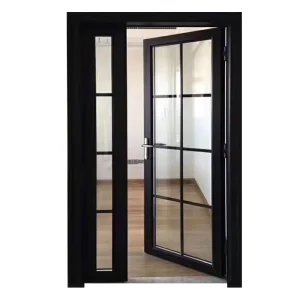Arch Design Aluminum Glass Casement Door with Finished Surface and Windproof Design for Villa or Balcony