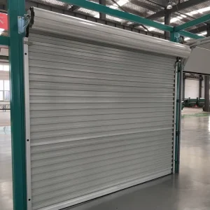 Australia-Style Steel Roll-Up Garage Door with Opener Motor