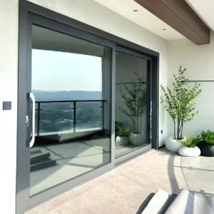 Australian Waterproof Aluminum Sliding Patio Door with Double-Glazed Soundproof Glass for Kitchen and Balcony