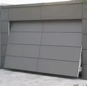 Automated Sectional Tilt-Up Overhead Garage Door with Aluminum Panels
