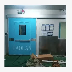 Automatic Airtight Glass Sliding Door for Medical and Commercial Use, Hospitals and Bathrooms, Customizable Size and Color