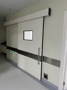Automatic Airtight Sliding Hermetic Cleanroom Door for Hospital ICU Wards and Medical Isolation Areas