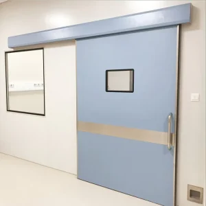 Automatic Airtight Sliding Hermetic Door for Medical Cleanrooms and Hospital Theaters