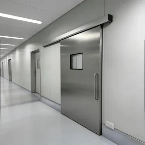 Automatic Airtight Sliding Hermetic Door with Motor and Sensor, Stainless Steel, Hospital Operating Room