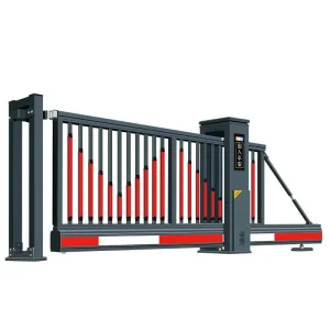 Automatic Aluminum Alloy Electric Telescopic Sliding Security Gate for School and Factory Courtyards