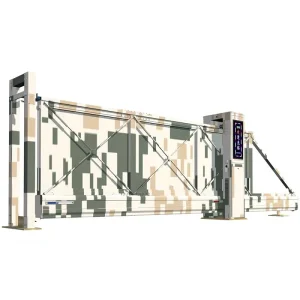 Automatic Aluminum Alloy Hidden Cantilever Electric Sliding Double Gate for Industrial Driveway