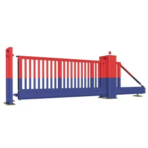Automatic Aluminum Alloy Hidden Cantilever Sliding Double Gate for Warehouse Driveway