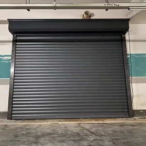 Automatic Aluminum Alloy Roller Shutter Door, Custom Size Rolling Gate for Commercial Shop, Garage, and Warehouse
