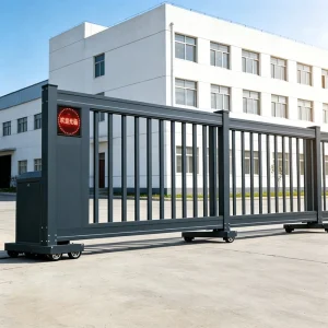 Automatic Aluminum Alloy Sectional Electric Telescopic Sliding Gate for School, Factory, and Industrial Yard