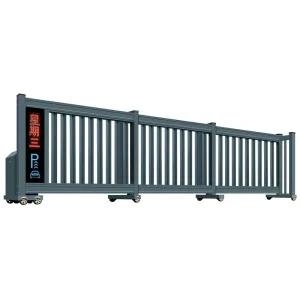 Automatic Aluminum Alloy Segmented Section Sliding Gate for School and Industrial Use