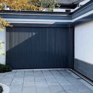 Automatic Aluminum Alloy Side-Rolling Shutter Door, Horizontal Sliding, Garage and Warehouse