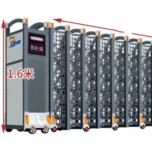 Automatic Aluminum Alloy Sliding Telescopic Electric Gate for Industrial Use
