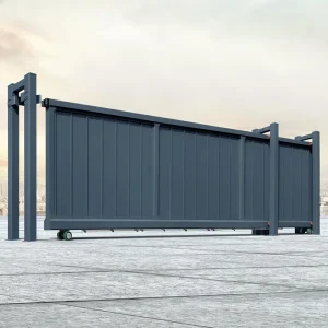 Automatic Aluminum Alloy Translational Suspended Sliding Gate with Enclosed Sealing for Villa Industrial Hospital