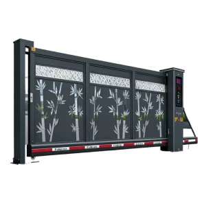 Automatic Aluminum Cantilever Sliding Driveway Gate with Trackless Design and LPR System